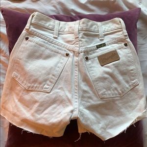 White Vintage Wranglers